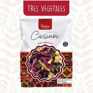 fideos tres vegetales doninas cusinor