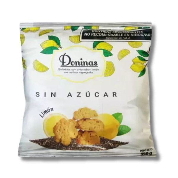 Galletitas de Limón Sin Azúcar Doninas x 150gr