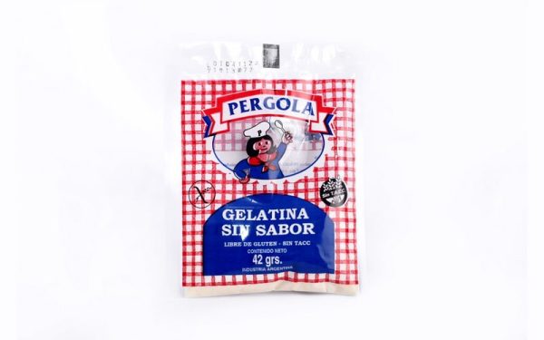 gelatina sin sabor pergola