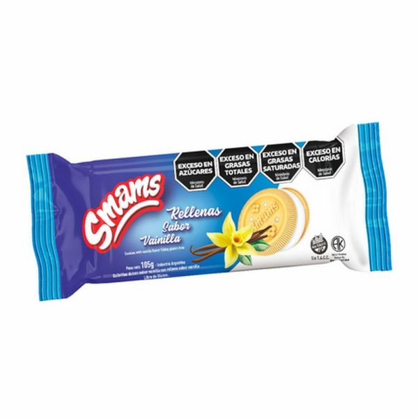 Rellenas de Vainilla Smams x 110gr