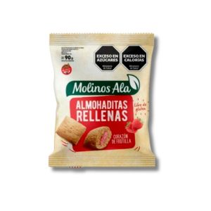 Almohaditas rellenas sabor Frutilla Molinos Ala x 90gr