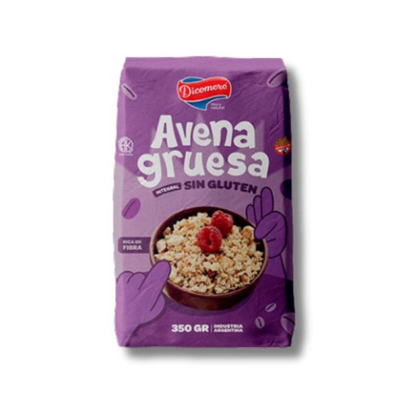 Avena Gruesa Integral Sin Gluten Dicomere x 350gr