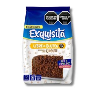 Premezcla para Bizcochuelo de Chocolate Libre de Gluten Exquisita