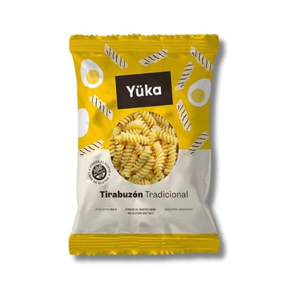 Fideos al Huevo Tirabuzón Yuka x 250gr