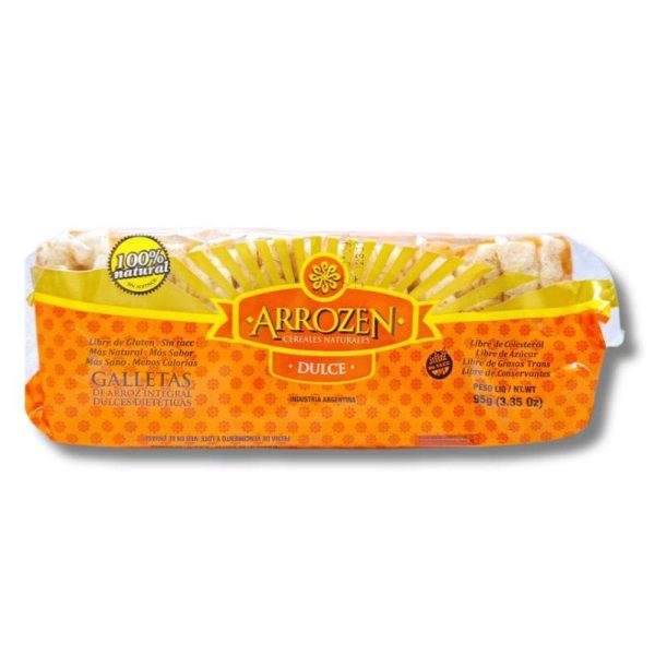 Galletas Cuadradas de Arroz Integral Dulces Arrozen