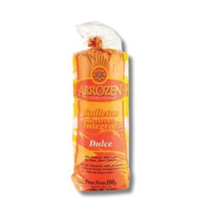 Galletas Redondas de Arroz Integral Dulces Arrozen