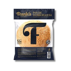 Pan de Hamburguesa con Sésamo Franks x 55gr