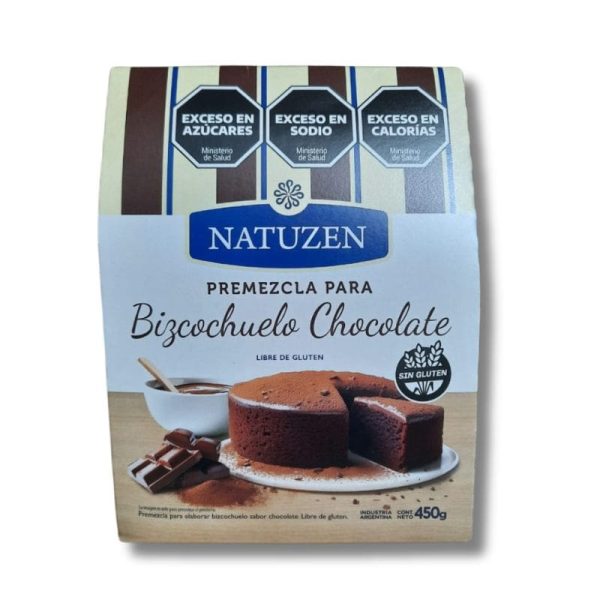 Premezcla para Bizcochuelo de Chocolate Sin TACC Natuzen