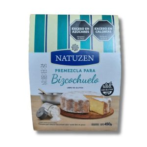 Premezcla para bizcochuelo de vainilla libre de gluten Natuzen