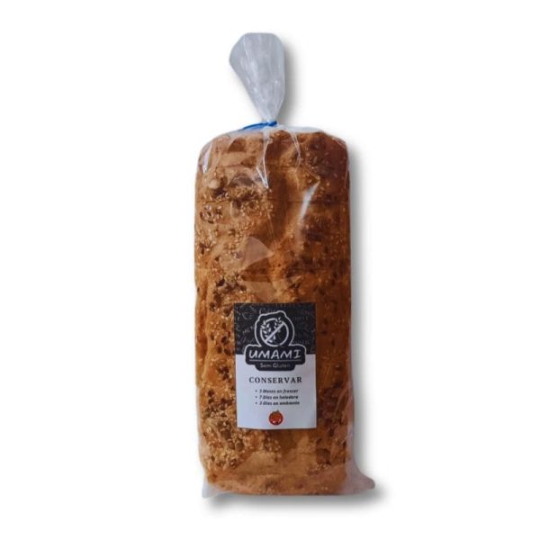Pan de Molde Semi Integral con Semillas Sin Gluten UMAMI