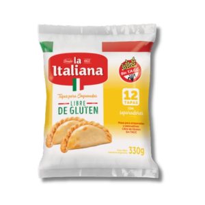 Tapas para Empanadas Sin Gluten La Italiana x 330gr