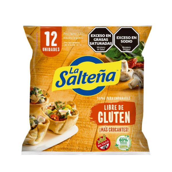Tapas para Empanadas Sin TACC La Salteña x 330gr