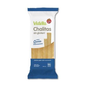 Chalitas Sabor Queso Parmesano Sin Gluten Via Vita x 100gr