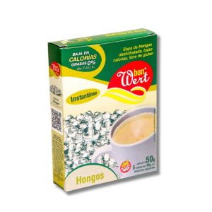 Sopa Instantánea de Hongos Deshidratada Sin Gluten Bon Wert