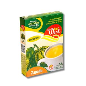 Sopa Instantánea de Zapallo Sin Gluten Deshidratada Bon Wert