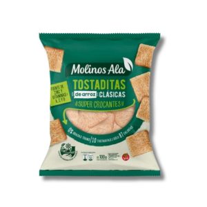 Tostaditas de Arroz Clasicas Molinos Ala x 100gr