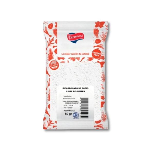 Bicarbonato de Sodio Sin Gluten Dicomere x 50gr