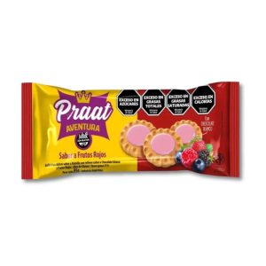 Galletitas de Vainilla y Frutos Rojos Sin TACC Praat x 85gr