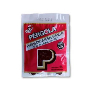 Pasas de Uva Sin Semilla Libre de Gluten Pérgola x 50gr
