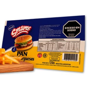 Pan para Hamburguesas con Semillas Sin Gluten Smams x 120gr