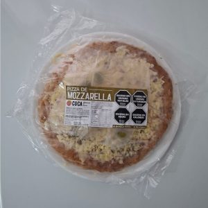 Pizza Muzzarella Grande (8 porciones) Sin Gluten Coca