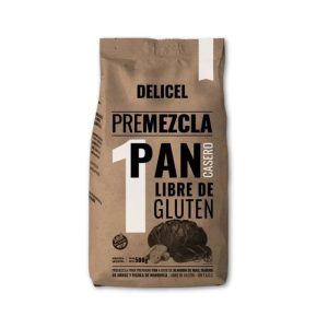 Premezcla para Pan Casero Sin Gluten Delicel x 500gr