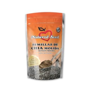 Semillas de Chía Molida + Alfalfa Libres de Gluten Natural Seed x 250gr