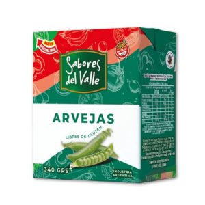 Arvejas Sabores del Valle Sin Gluten x 340gr