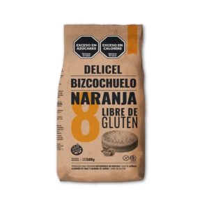 Premezcla Bizcochuelo Sin Gluten sabor Naranja Delicel x 500gr